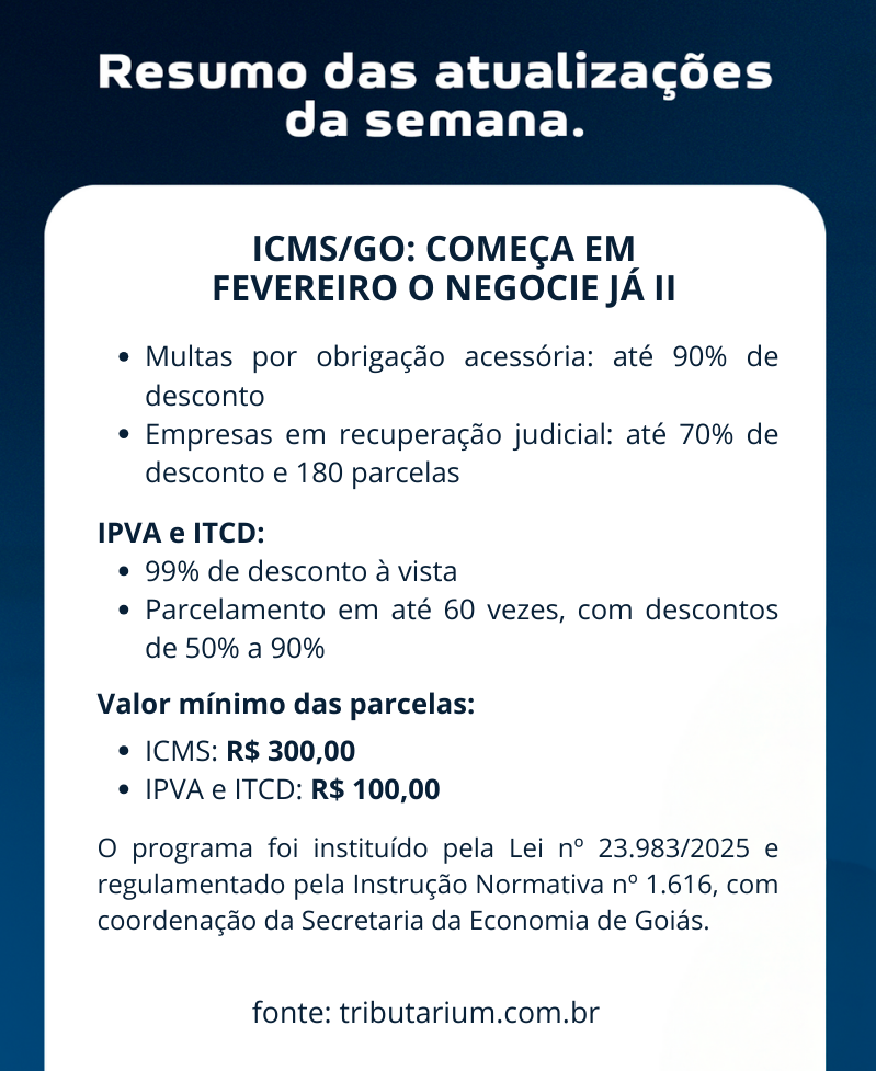 Giro Tributarium 01 Janeiro 2025